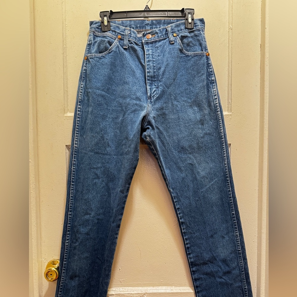 Vintage Wranglers high waisted straight leg jeans